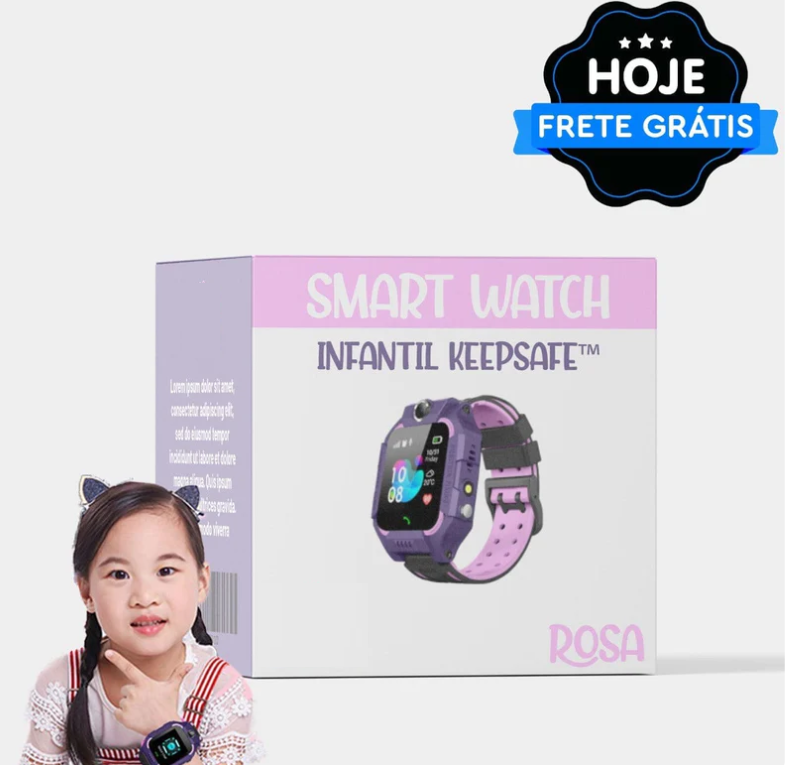 SmartWatch Infantil KeepSafe [EDIÇÃO LIMITADA]